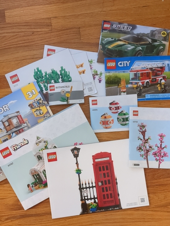 Lego Other - LEGO Instruction Manual Lot 3.5 Pounds